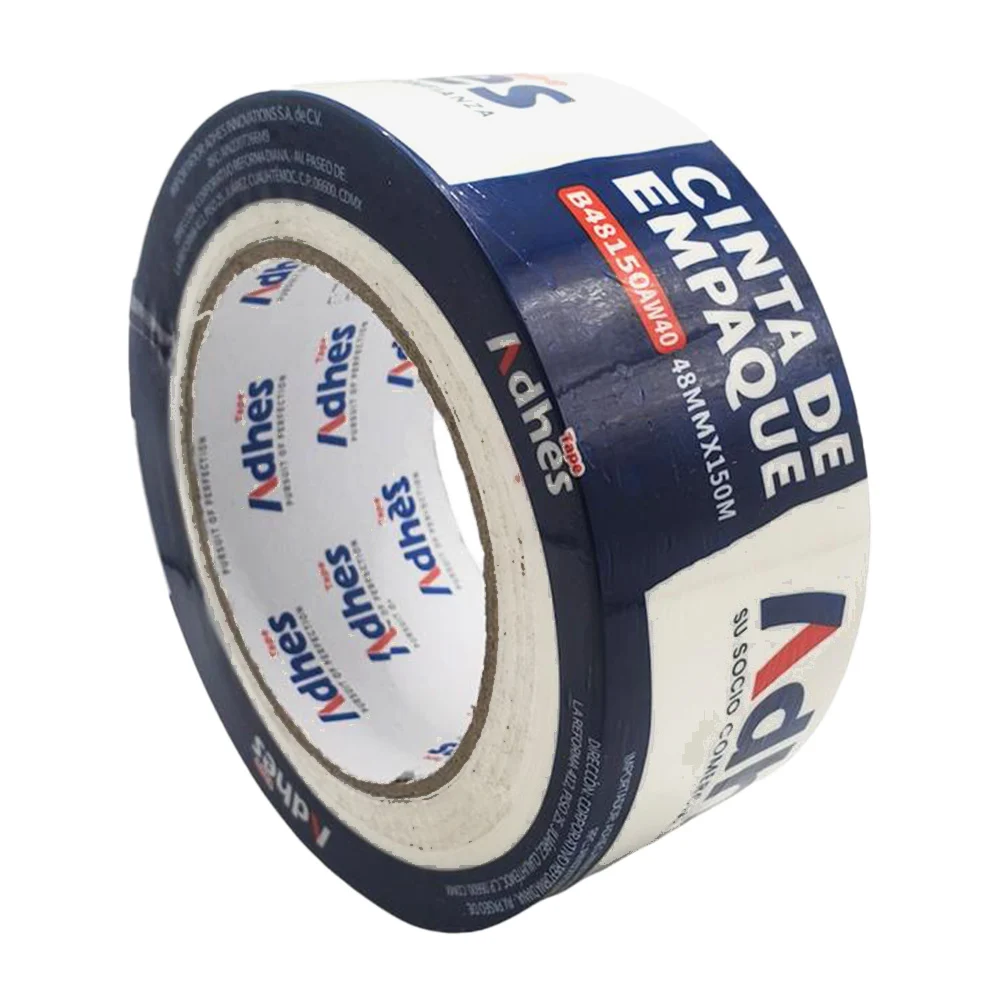 Cinta de empaque blanca adhes tape de 48mm x 150m / 813972