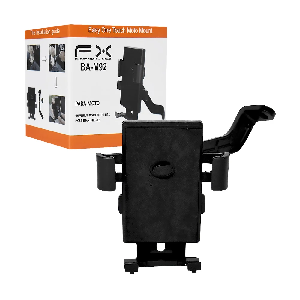 Soporte fx universal de celular ajustable, adherible para motocicleta, variedad de usos / ba-m92
