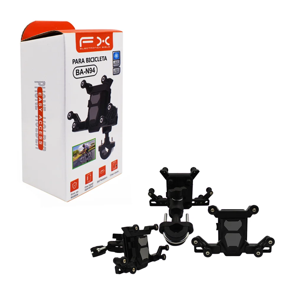 Soporte universal fx de teléfono celular ajustable para bicicleta / ba-n94