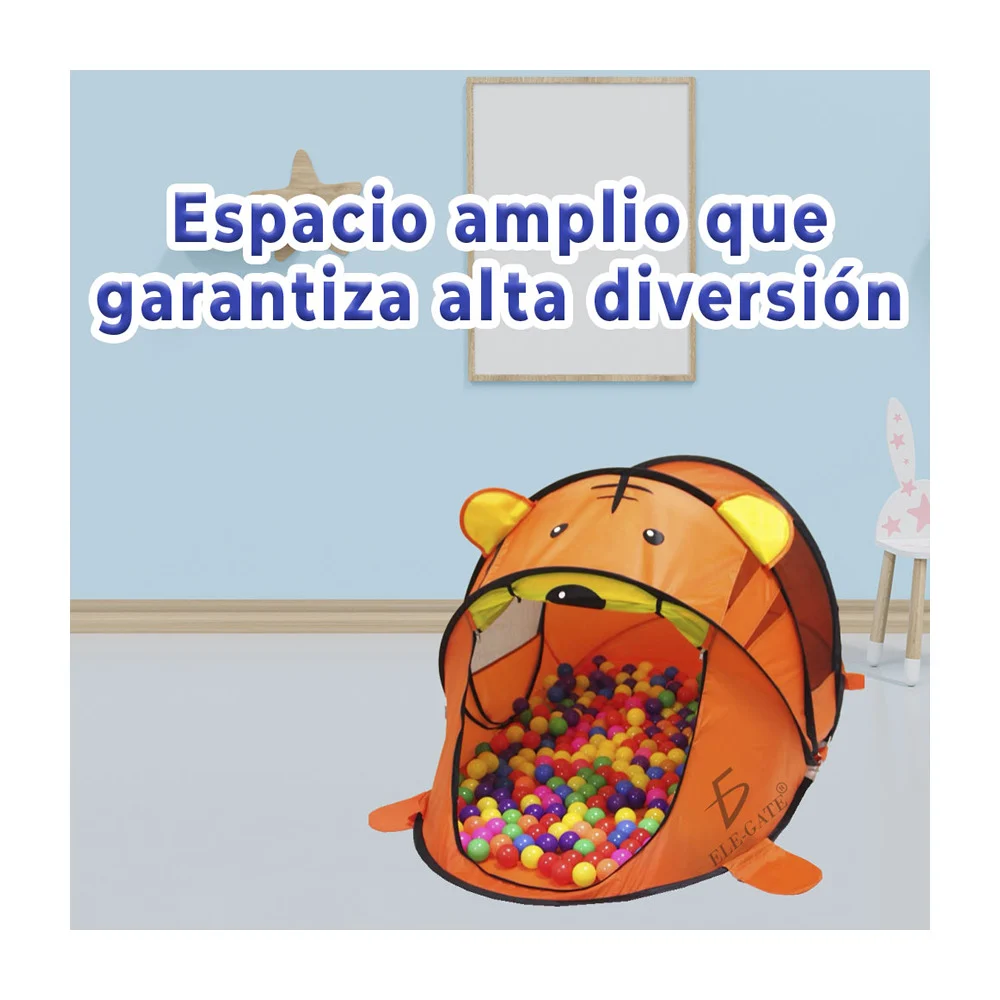 Casa de campaña para niños plegable con diseño de animales, variedad de modelos