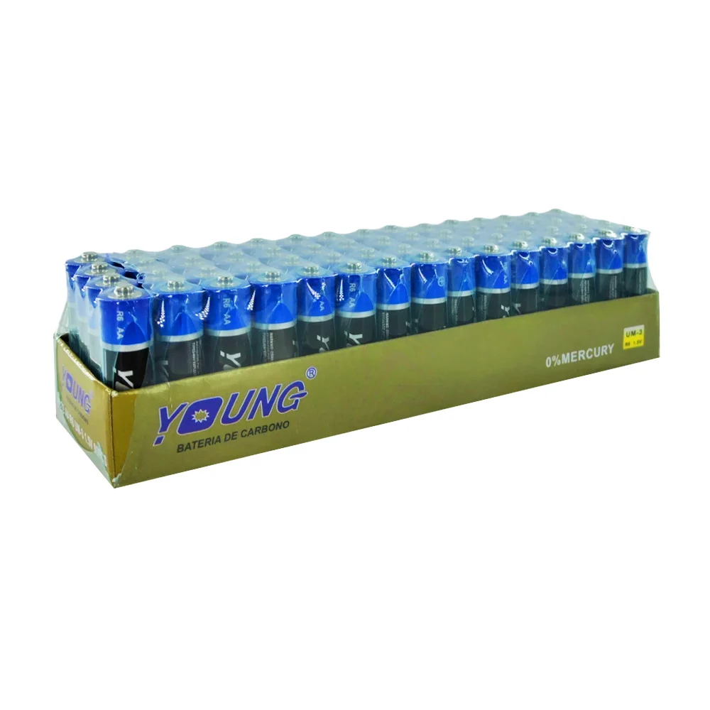 Blíster de 4 baterías young aa de 1.5v / ba002