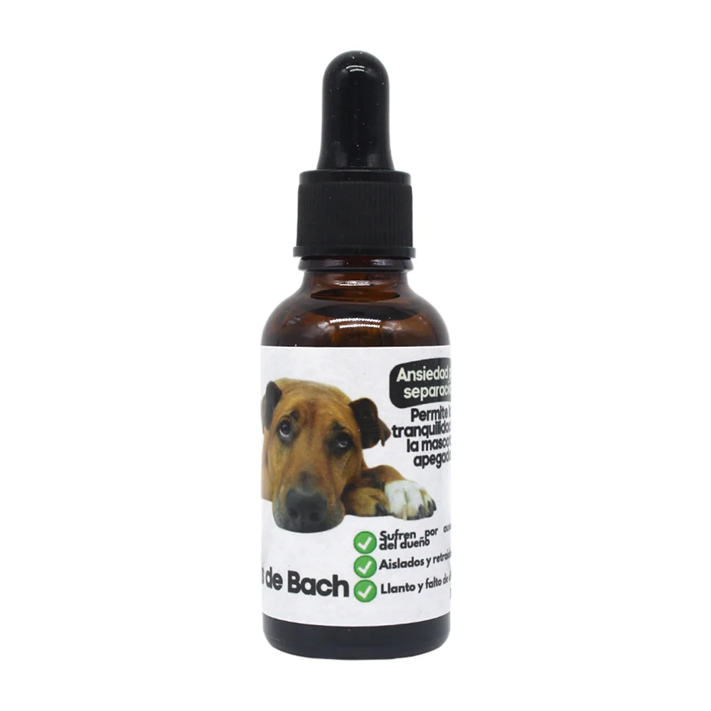 Gotero con flores de bach para controlar la ansiedad del perro, 30ml / fripis animal health
