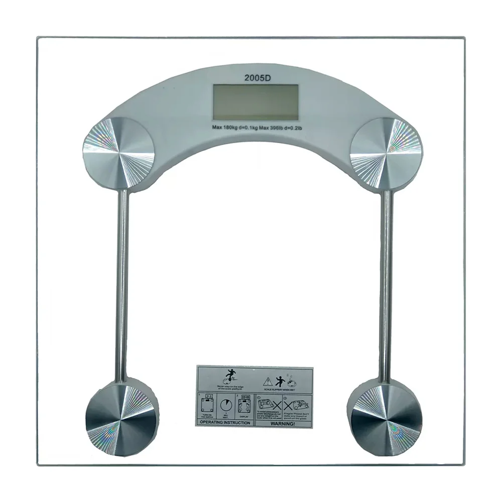 Báscula personal cuadrada digital con capacidad de 180kg / personal scale