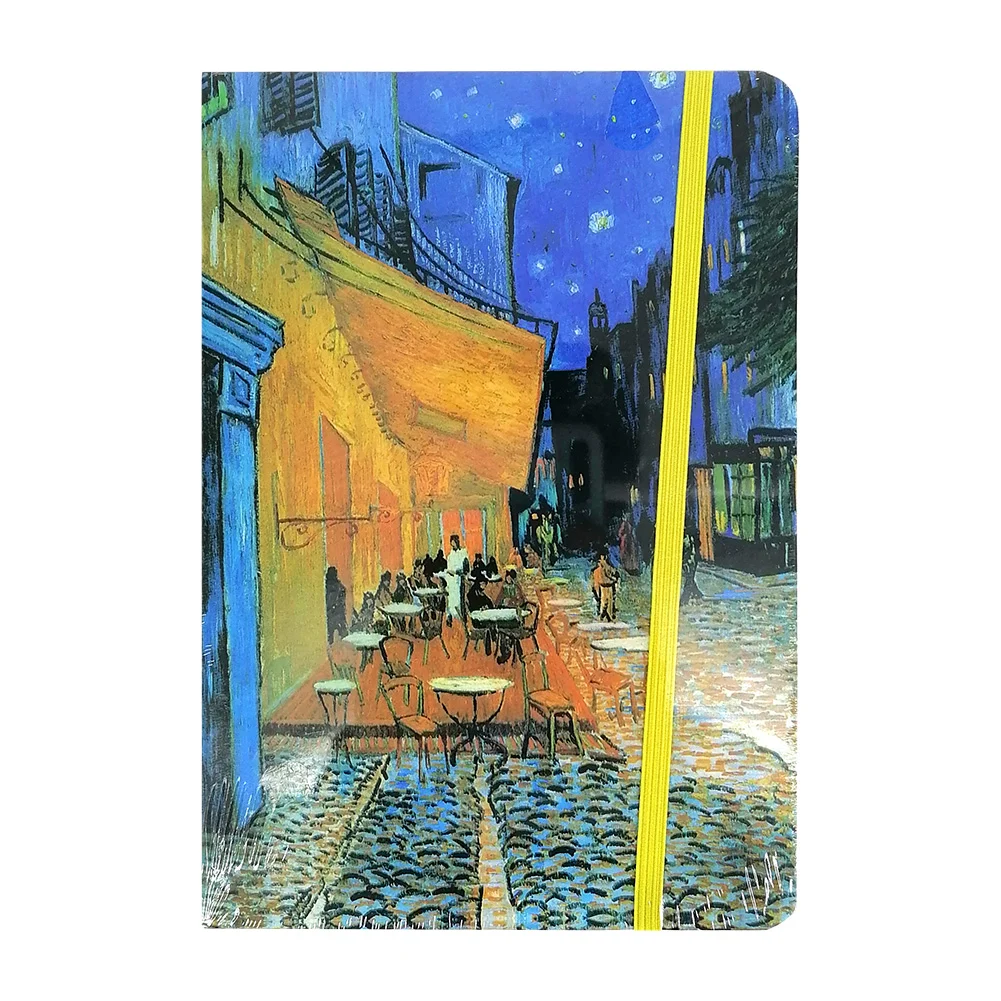 Libreta de pasta dura con resorte y diseño artistico de vincent van gogh, variedad de diseños / b707-79