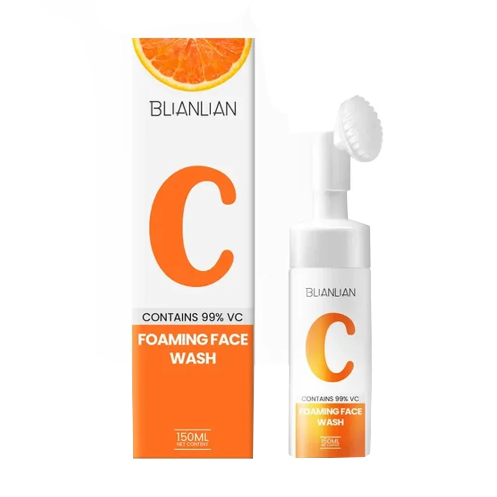 Mousse espuma facial limpiadora con extracto de vitamina c, 150ml / blianlian / foaming face wash / bll007