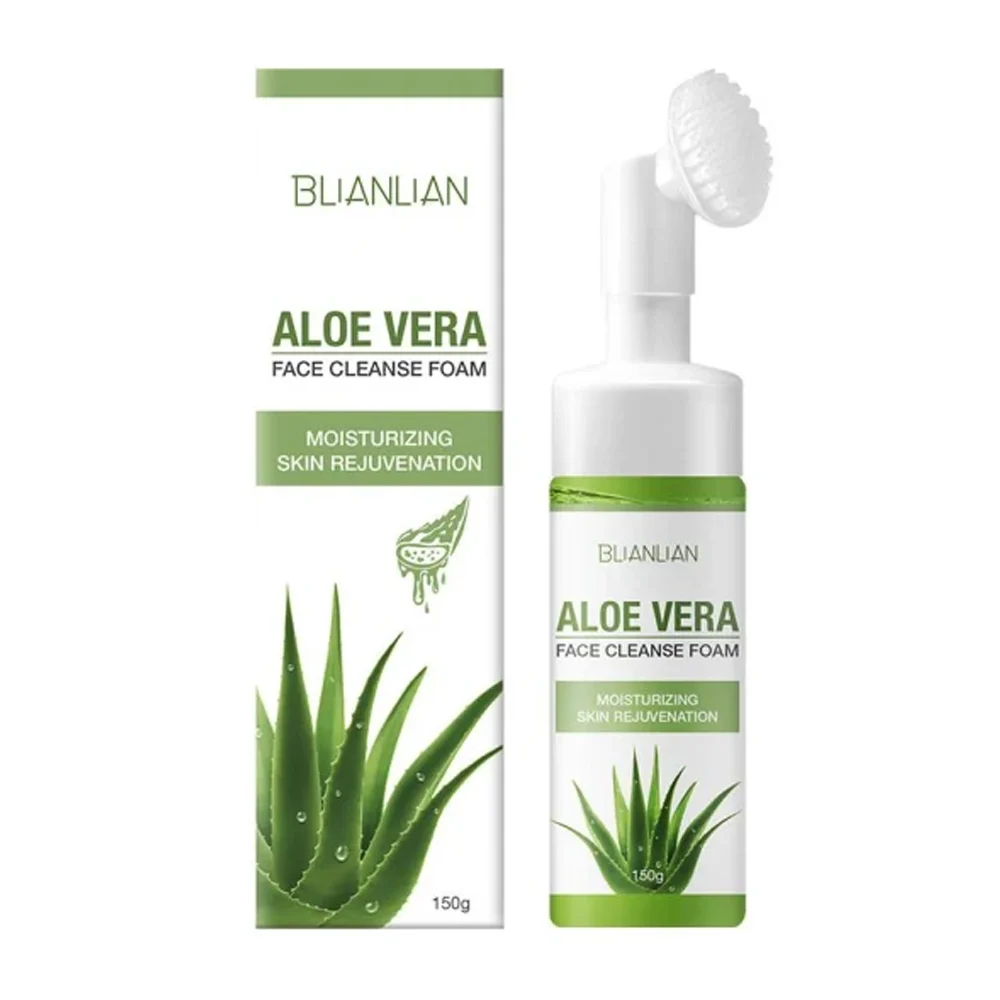 Mousse espuma facial limpiadora con extracto de aloe vera, 150g / blianlian / bll008 / face cleanse foam
