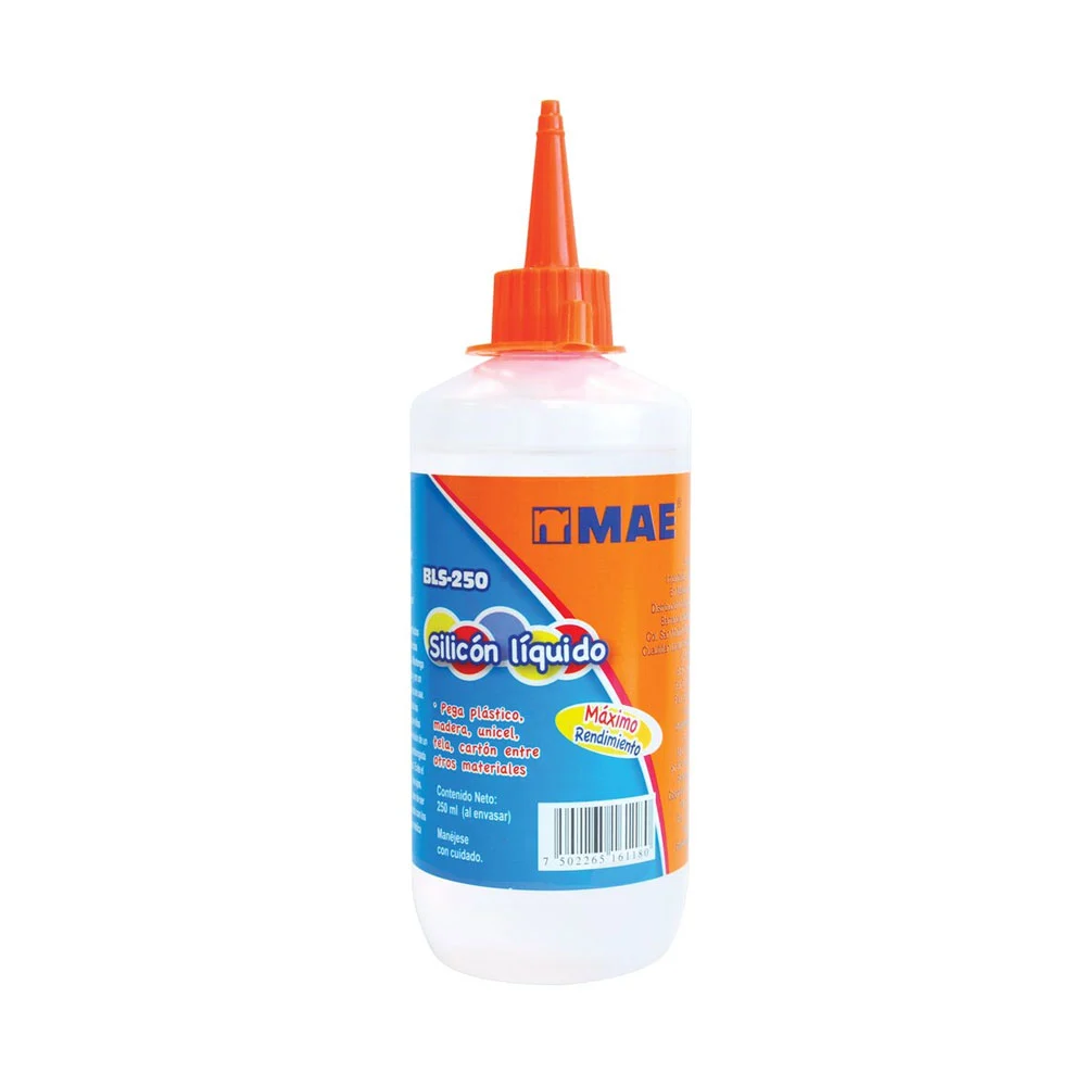 Bote de silicón líquido en frío mae 250ml, máximo rendimiento / bls-250