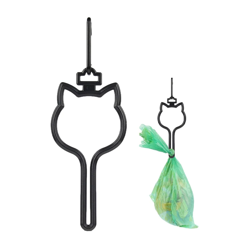 1pza Llavero porta bolsa de excremento para mascota en forma de gato, variedad de colores / bolsa001