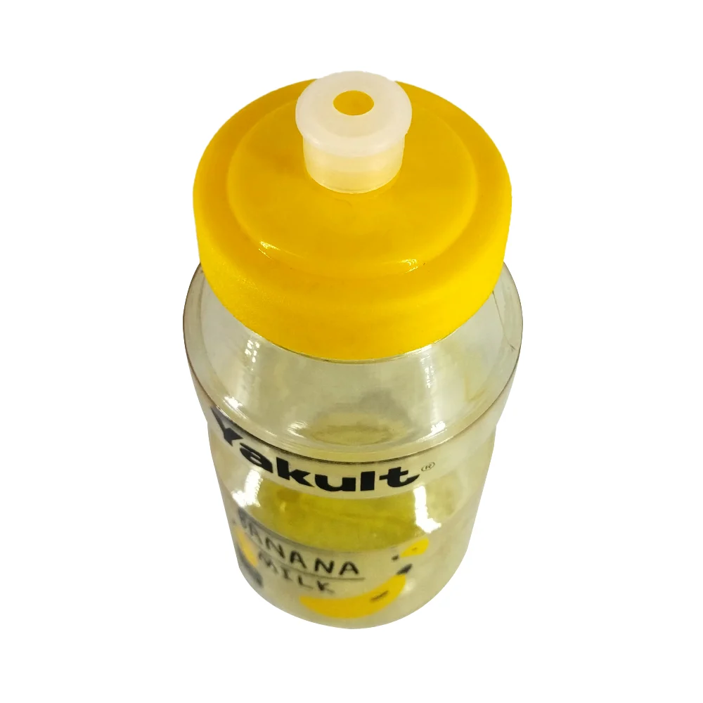 Botella pequeña con diseño tipo envase de yakult / banana milk / botella.yakult