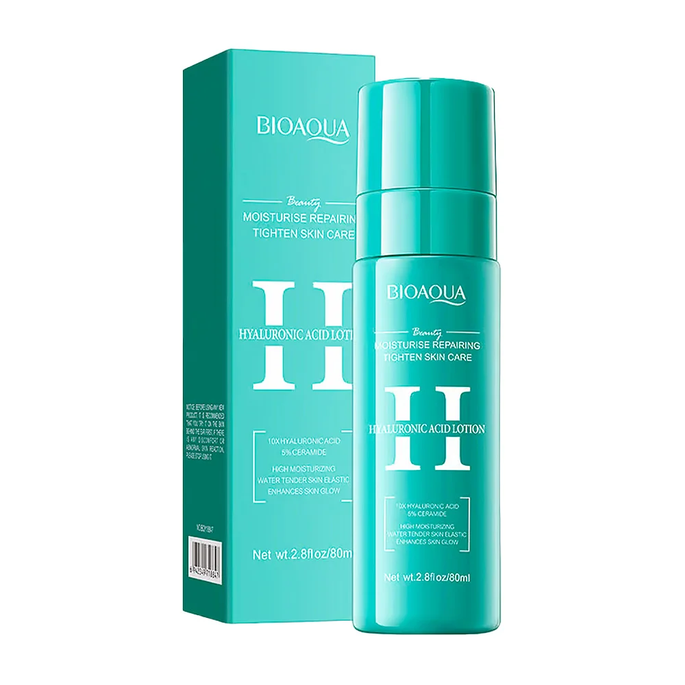 Loción facial hidratante y reparadora con ácido hialurónico, 80ml / bioaqua / hyaluronic acid lotion