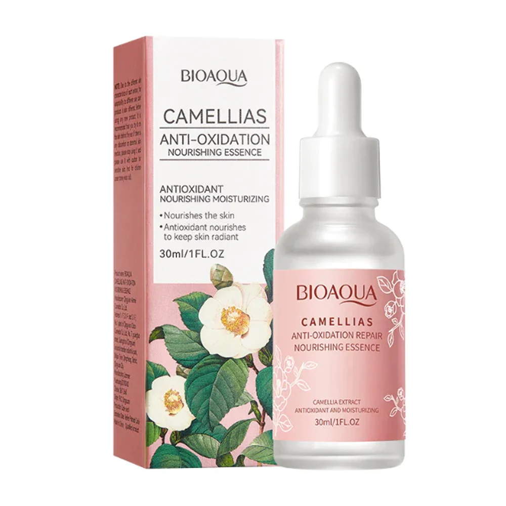 Limpiador facial antioxidante bioaqua con esencia de camelias para limpieza profunda 30ml / bqy44708