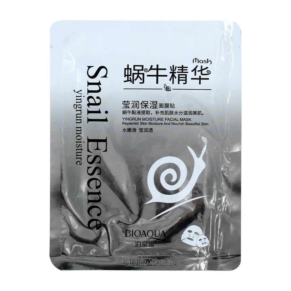 Mascarilla facial hidratante bioaqua con baba de caracol 30g / bqy7888