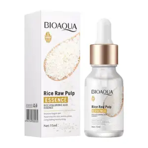 Suero esencia bioaqua con extracto de arroz para hidratar la piel, 15…