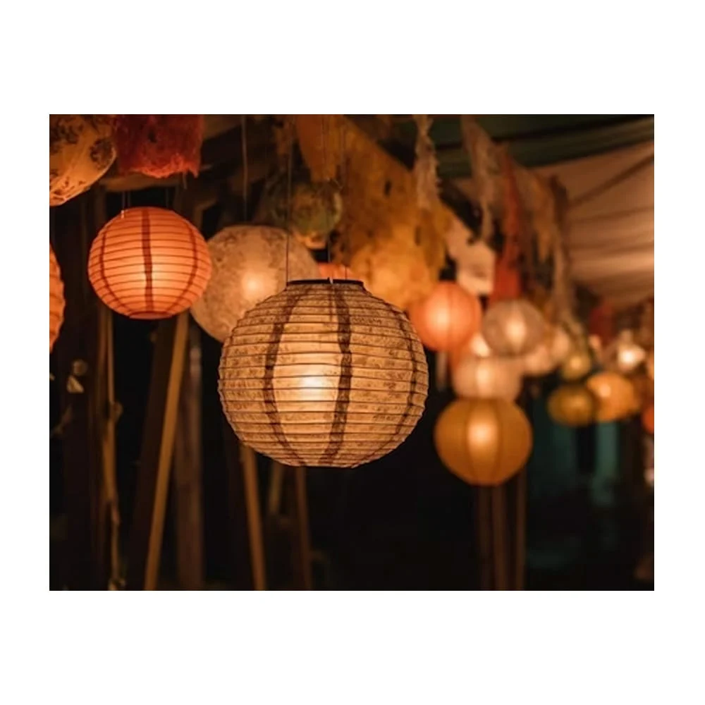 Farol o Pantalla china de papel, 10 pulgadas, variedad de colores / bt-1233-10