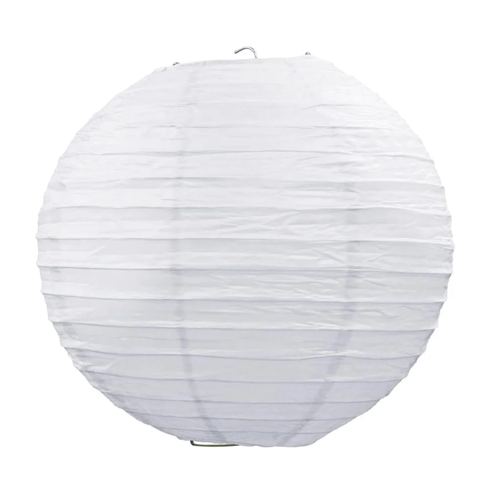 Farol o Pantalla china de papel, 10 pulgadas en color blanco / bt-1234-10