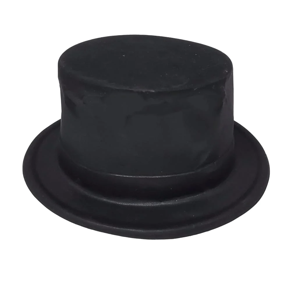 1pza Sombrero negro para fiesta aterciopelado tipo jazz / bt-1237 / mz-16 / bt-1231