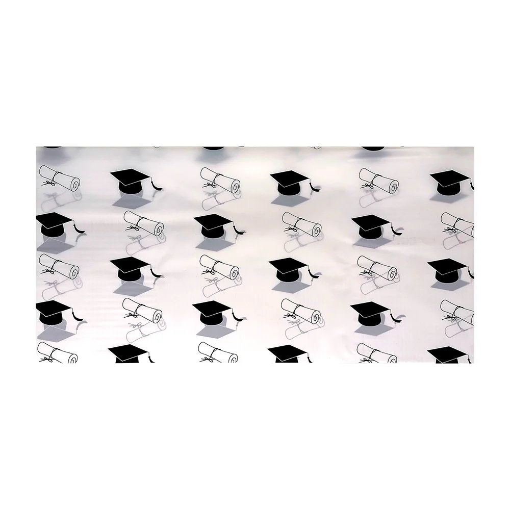 Paquete con 20 pliegos de papel coreano con estampado de birretes para graduación, variedad de colores / bt-1358-177