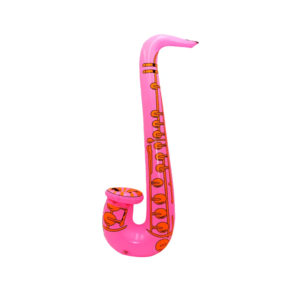 1pza Inflable con forma de saxofón, variedad de colores / bt-1760