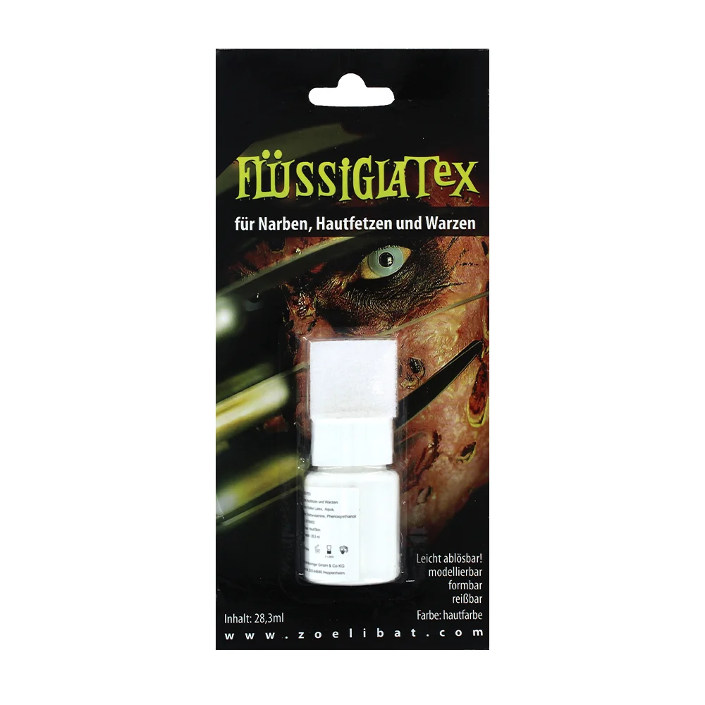 1pza Látex líquido para maquillaje con esponja aplicadora 28.3ml / flussigla tex