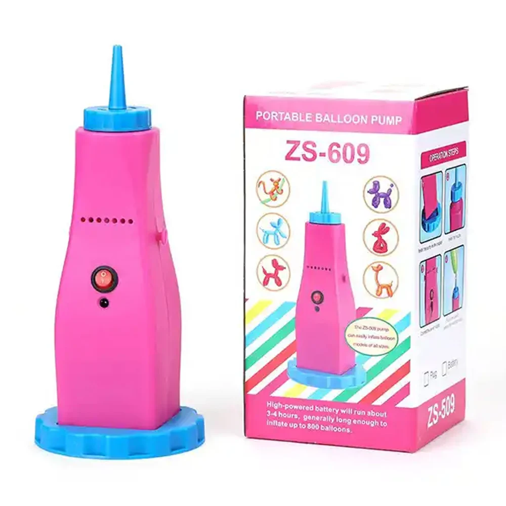 Bomba eléctrica para inflar globos / portable balloon pump / zs-609