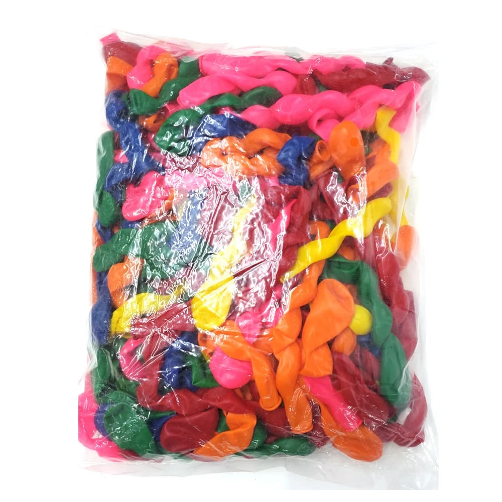 Paquete con 100 globos de látex para fiesta printex concorde ballon, variedad de colores / bt-517