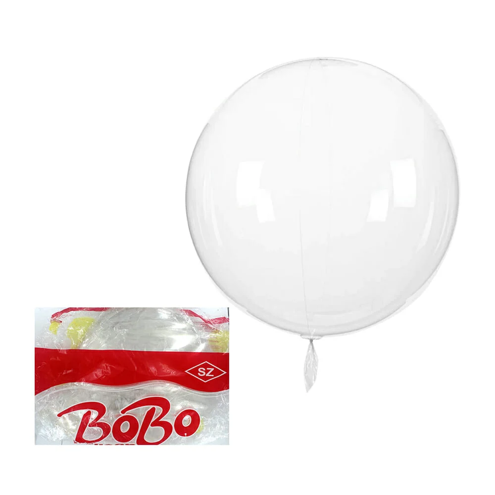 Paquete de 50 globos redondos transparentes con 32cm de ancho / bt-552-32