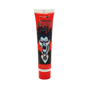 1pza Envase con sangre falsa de 28g para disfraz de vampiro / vampire…