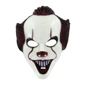 1pza Mascara para halloween con diseño de payaso pennywise / ys-307