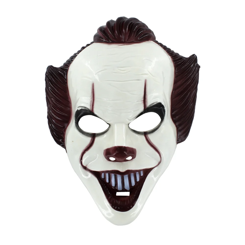 1pza Mascara para halloween con diseño de payaso pennywise / ys-307