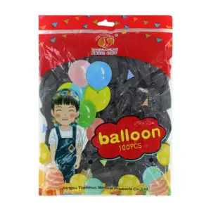 Paquete con 100 globos balloon de látex, variedad de colores / bt-748…