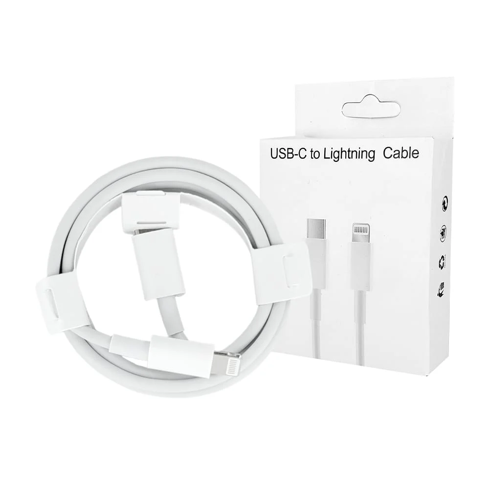 Cable tipo c a tipo lightning color blanco para carga / bt-pd-620
