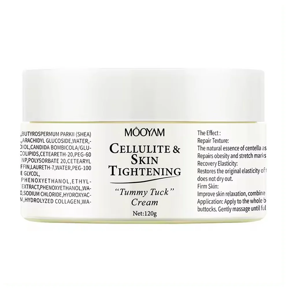 1pza crema reafirmante móoyam para la celulitis y el estiramiento de la piel con capacidad de 120g