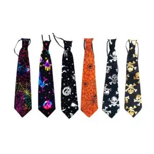 1pza Corbata con luces led y estampados metálicos - fluorescentes con…