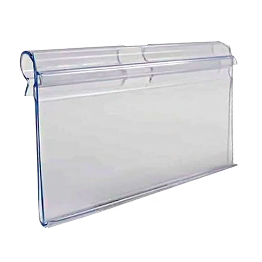 1pza Portaprecio de plástico transparente / c1001