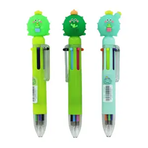 1pza Pluma retráctil con colores intercambiable con diseño de cactus …