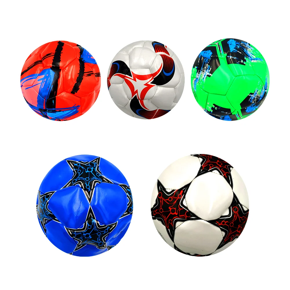 1pza Balón de fútbol con estampado y patrón, variedad de colores y diseños / c3508