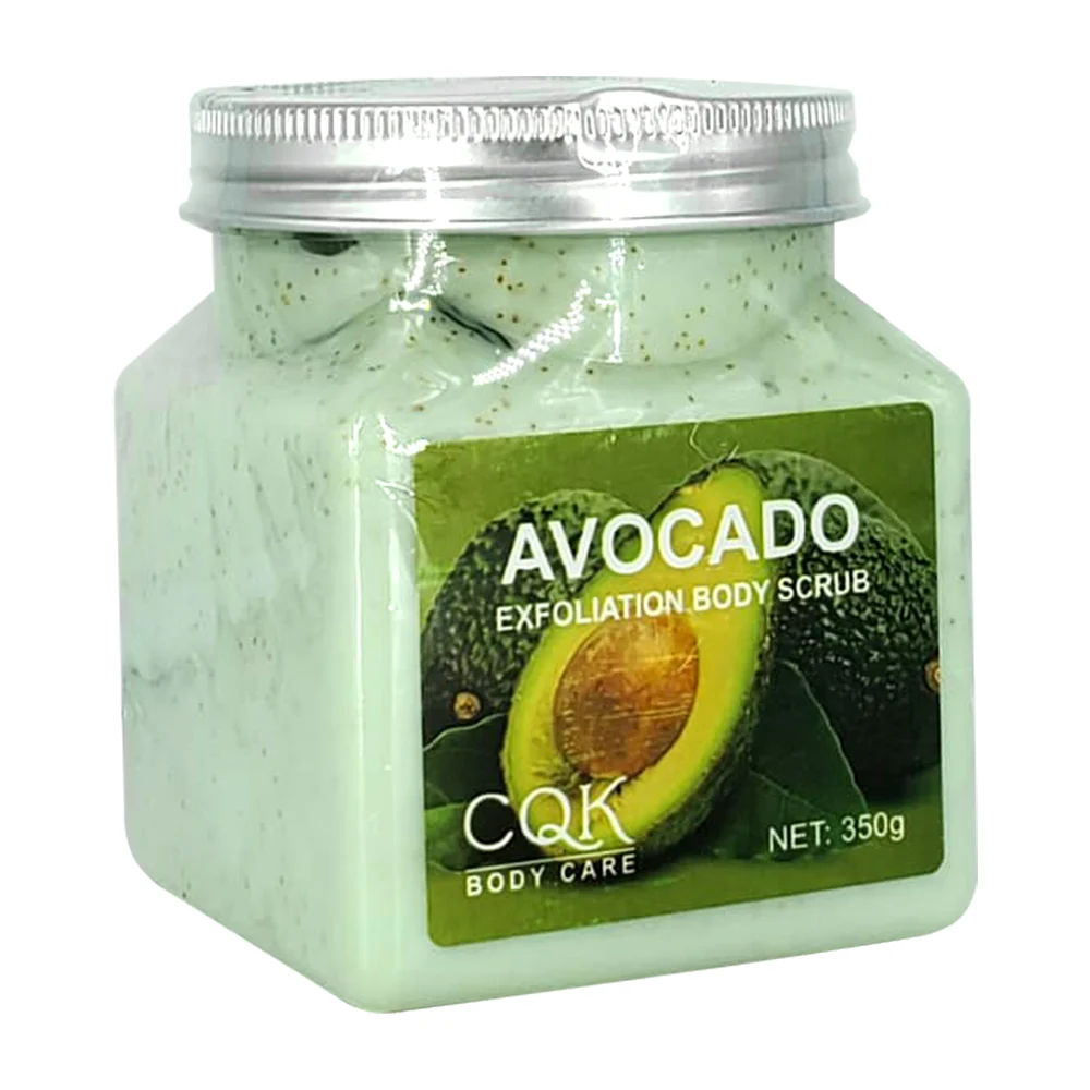 Crema exfoliante facial y corporal con extracto de aguacate 350g / cqk-1653