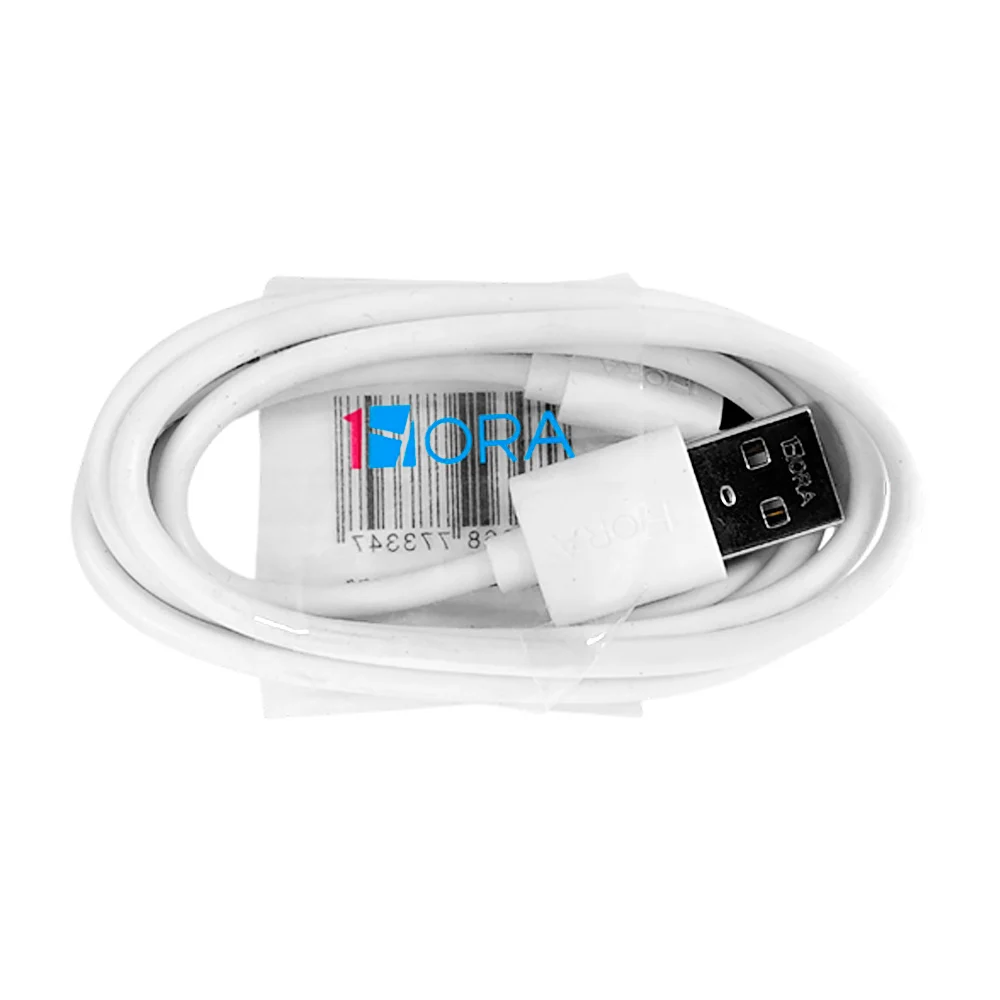 1pza Cable usb 1hora color blanco con entrada tipo lightning / cab243