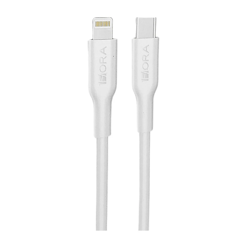 Cable 1hora con entrada lightning a tipo c de 2 metros para carga de 3a / cab271b