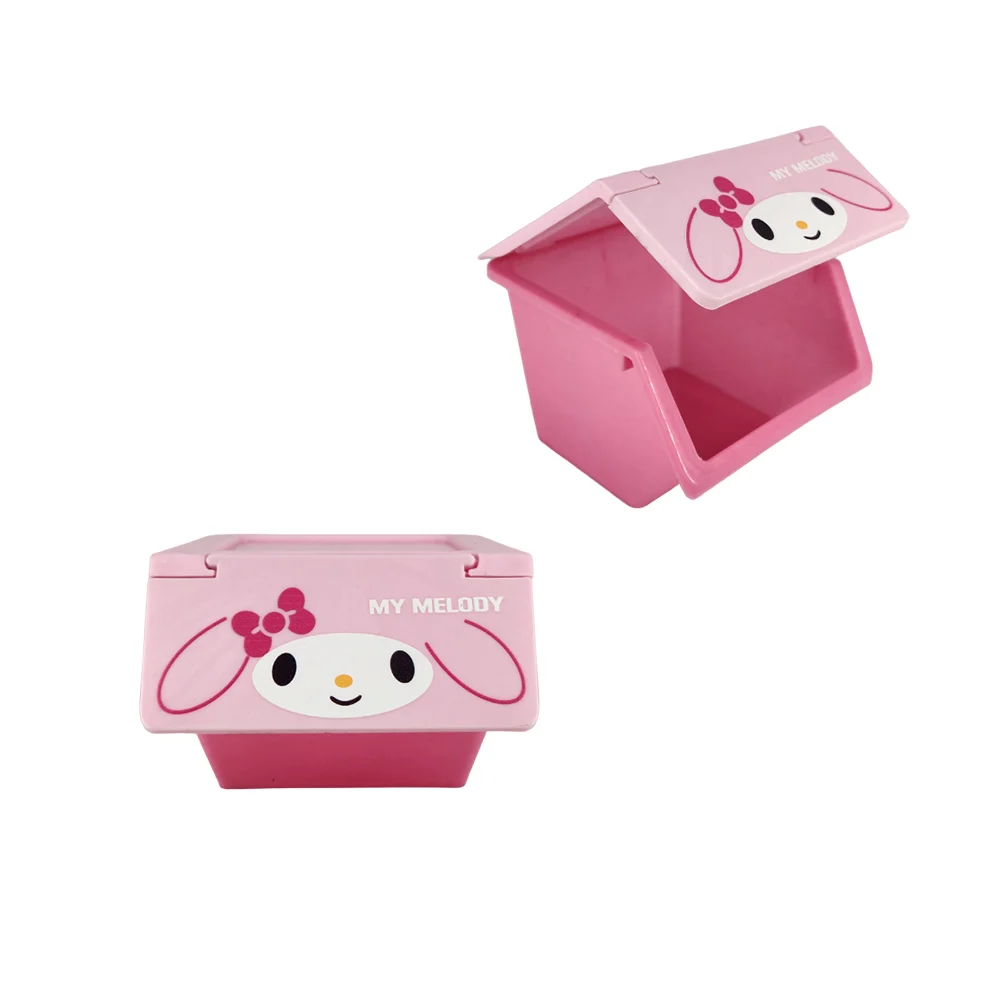 Caja organizadora multifuncional pequeña plegable con diseño personajes amigos hello kitty, variedad de modelos / f-fgdjh