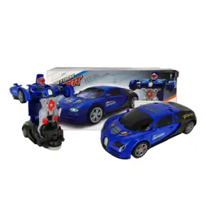 Juguete, carro tipo transformer con diseño deportivo, variedad de col…