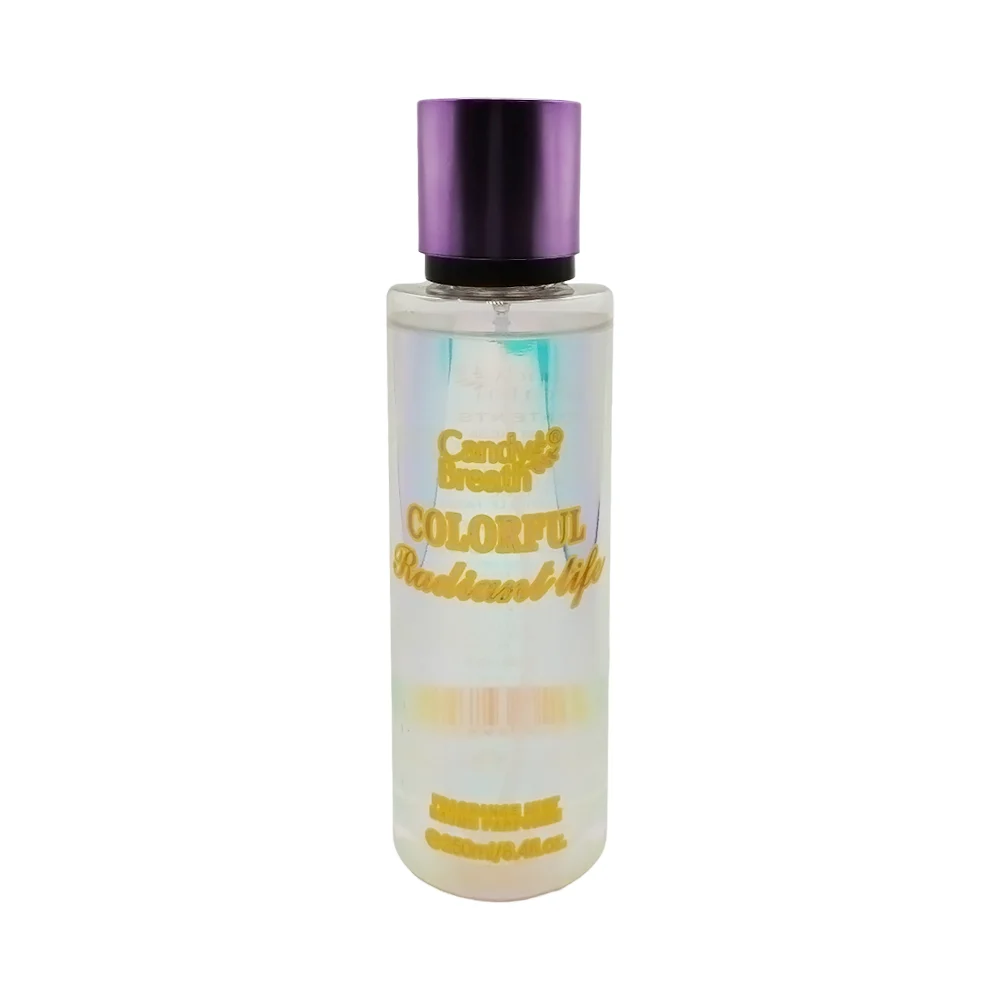 Perfume fragancia corporal radiant life para dama 250ml / candy breath
