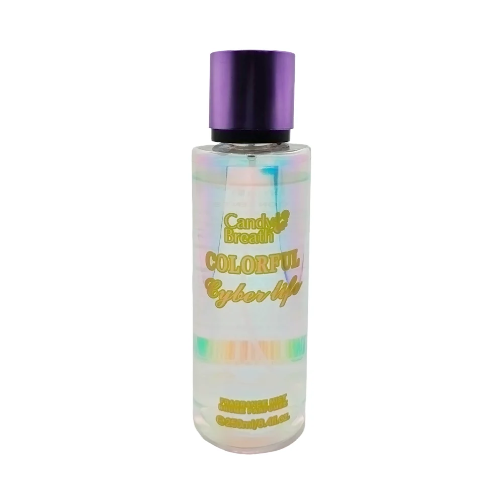 Perfume fragancia corporal cyber life para dama 250ml / candy breath