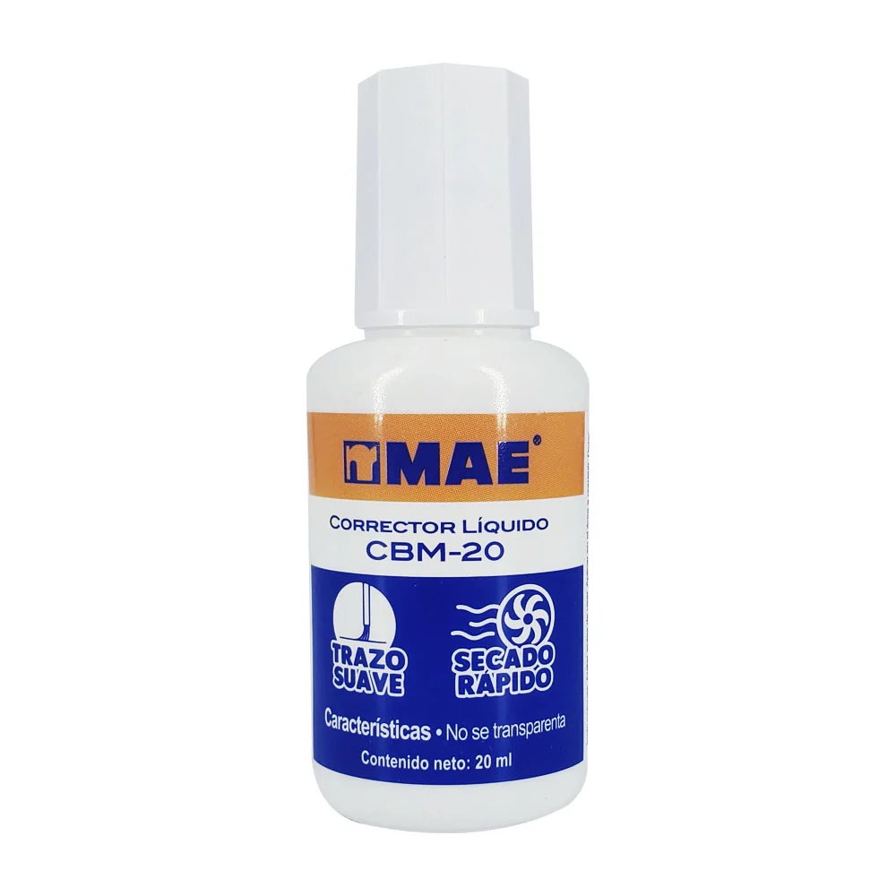 1pza Corrector líquido mae de brocha 20ml / cbm-20