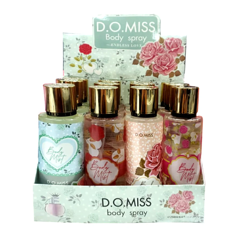 Perfume corporal D.O.MISS - body mist de 250ml para dama, variedad de aromas / do-547 / do-546 / do-545 / do-548