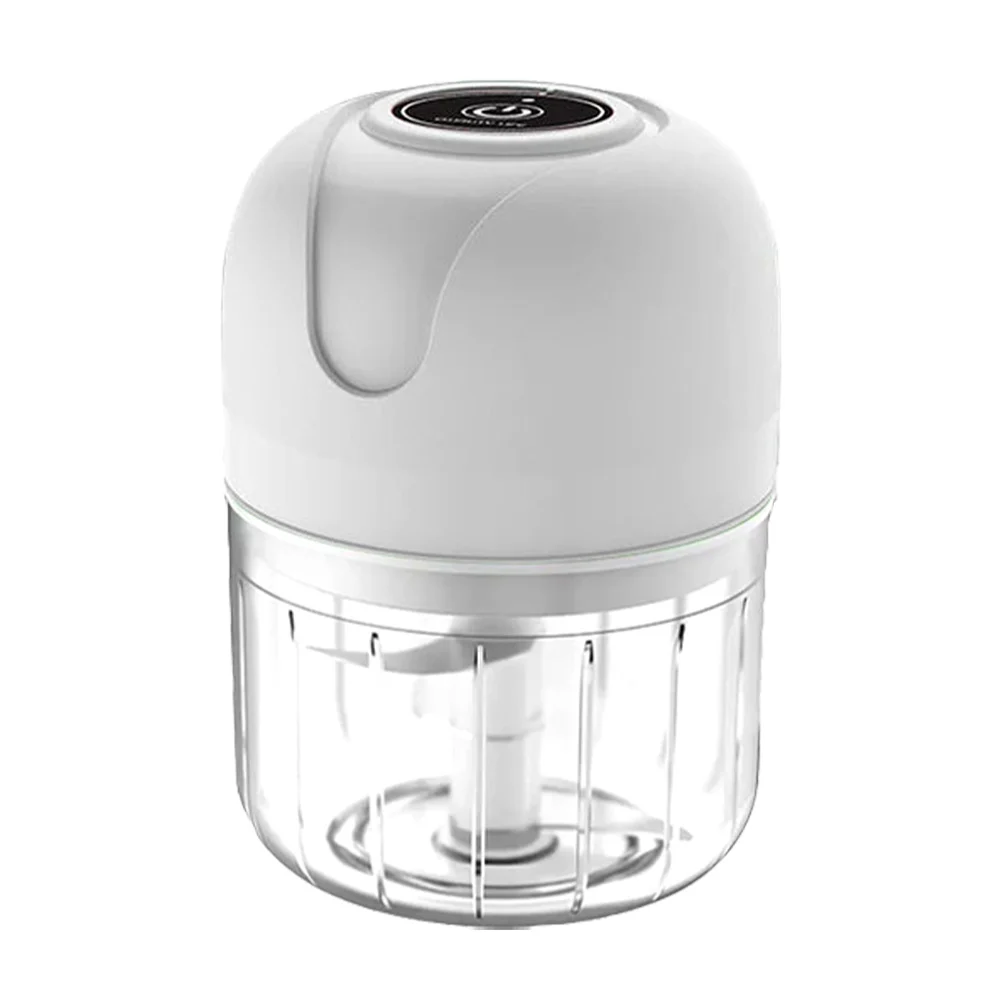 Triturador procesador eléctrico de 3 aspas para alimentos y capacidad de 250ml, variedad de colores / mini processor