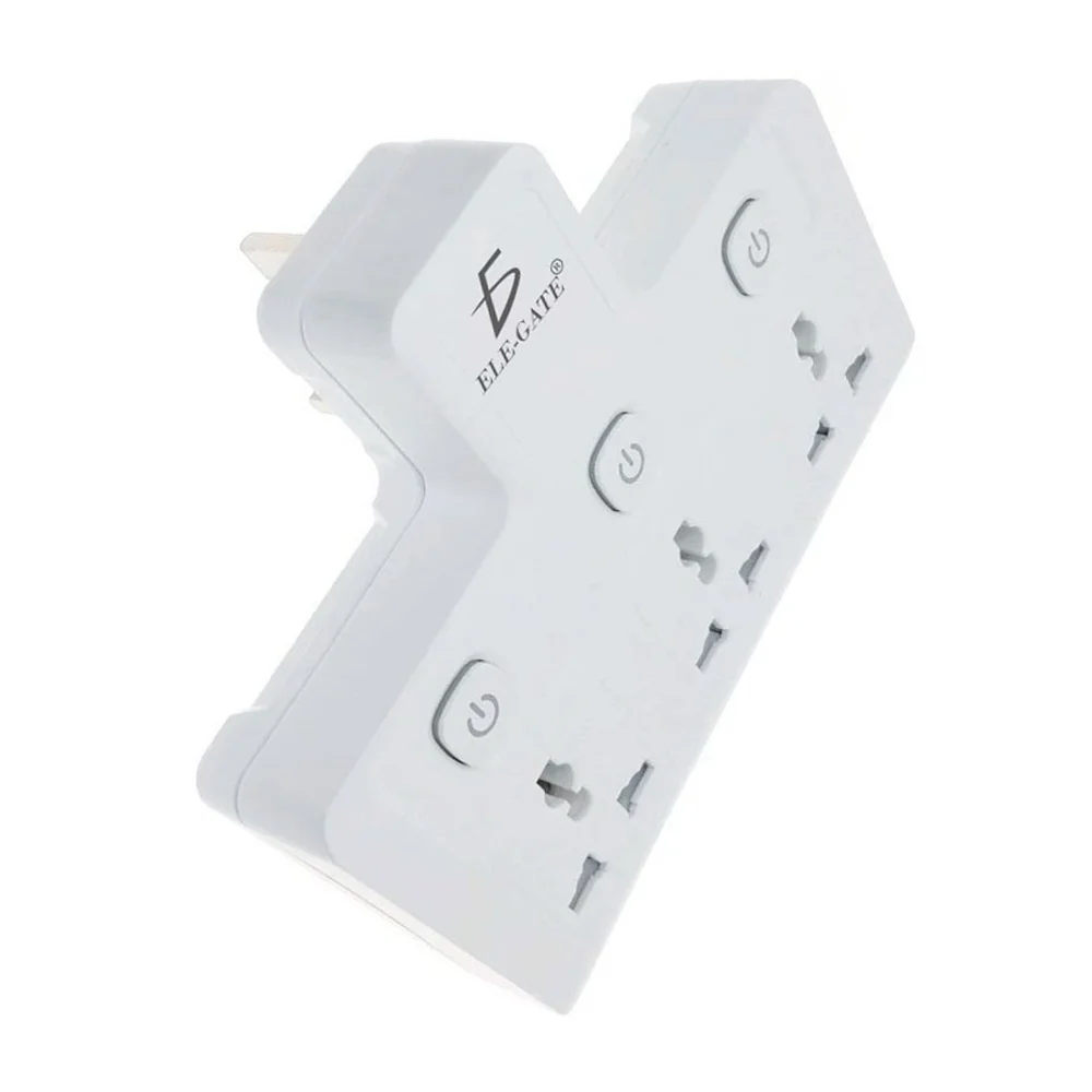 Multicontactos universal con led de noche e interruptor de apagado / ch.1013