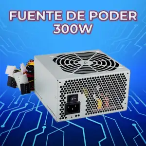 Fuente de alimentación ele-gate para pc con ventilador de 300w / ch.4…