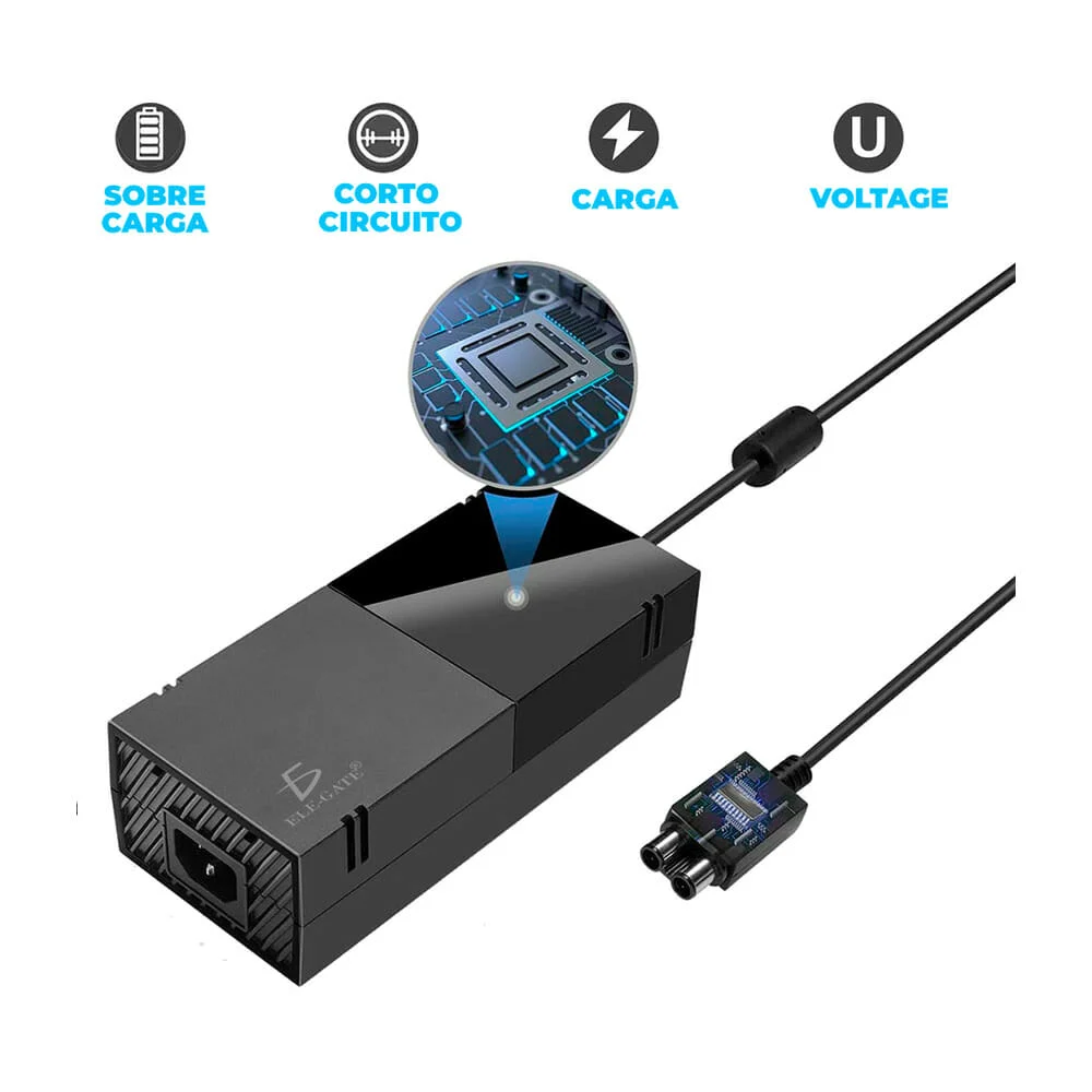Cargador eliminador ele-gate de uso rudo para consola xbox one / ch.56.one