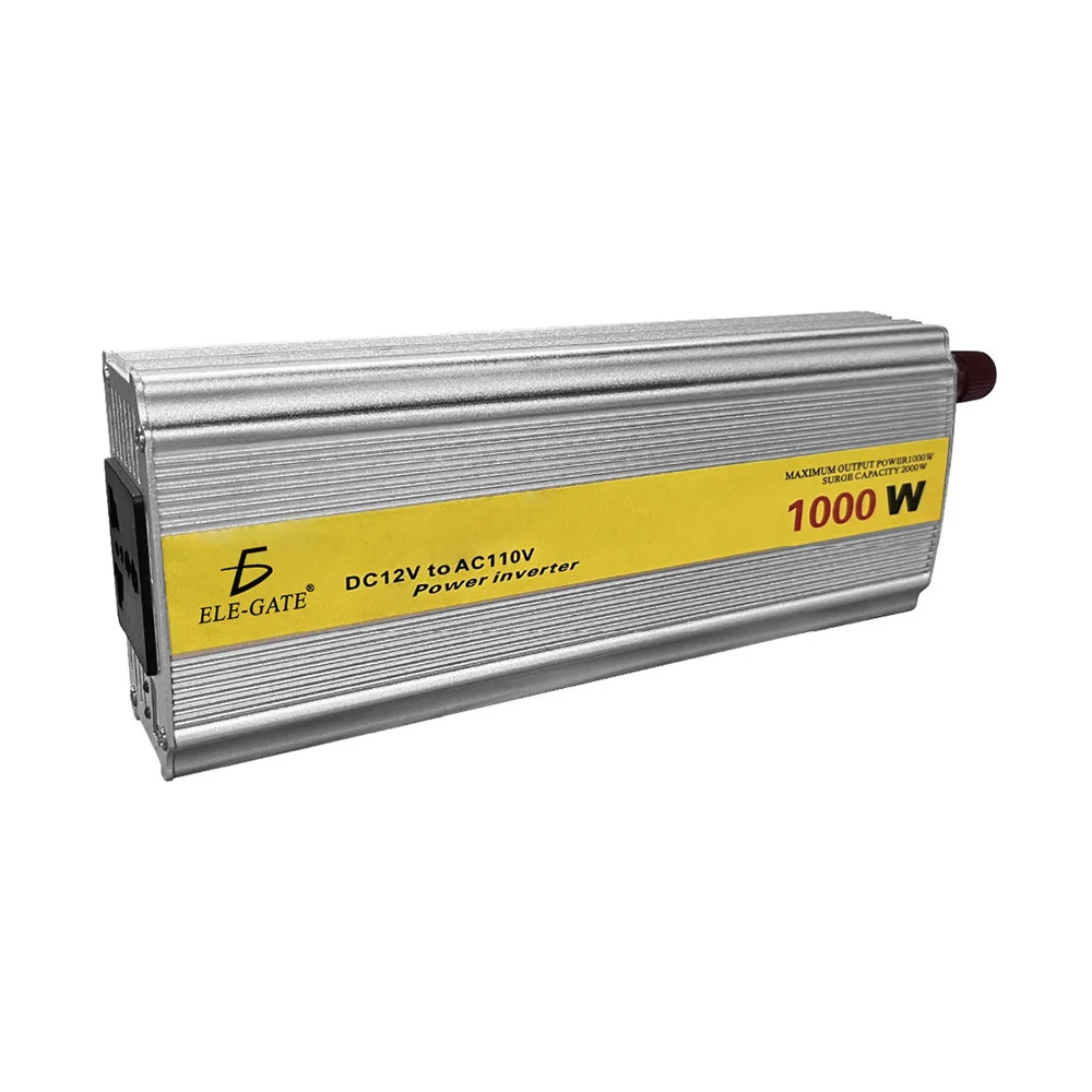 Inversor de corriente con potencia de salida de 1000 watts modificada para electrónica y dispositivos